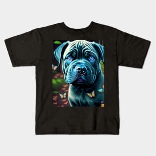 Glowy Cane Corso Puppy Kids T-Shirt